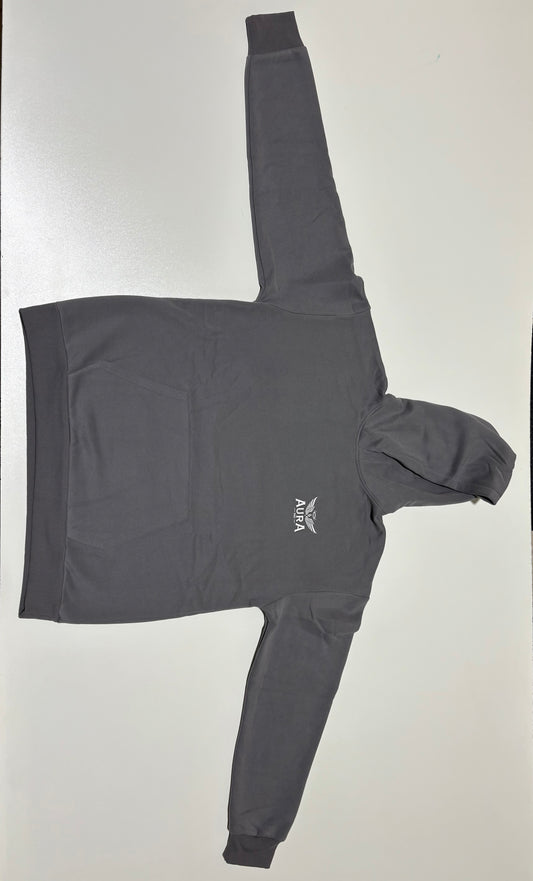 AURA Elevated Essentials Hoodie – Storm Grey
