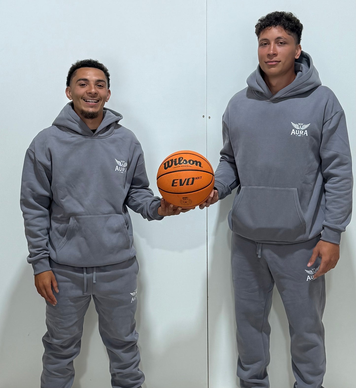 AURA Essential Bundle – Hoodie & Joggers Storm Grey Edition